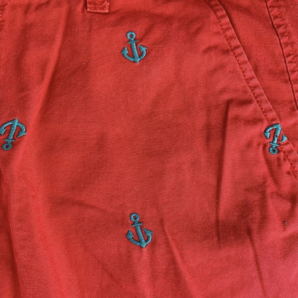 Old Navy Chino Nautical Anchor Shorts Size 12 NWT MSRP $24.94 - Picture 4 of 6